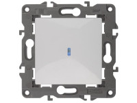 Выключатель, 10АХ-250В, IP20, Эра Elegance, 14-1102-01 ЭРА белый 10/100