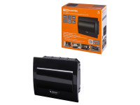 Бокс ЩРВ-П-10 модулей встраиваемый пластик IP41, Антрацит TDM