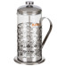 Чайник/кофейник(кофе-пресс) OLIMPIA,1000 мл, из жаропрочного стекла, в корп из нерж T046-1000ML 1/12