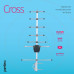 Perfeo ТВ антенна "CROSS", пассивная, наружная (BAS-1156) /20