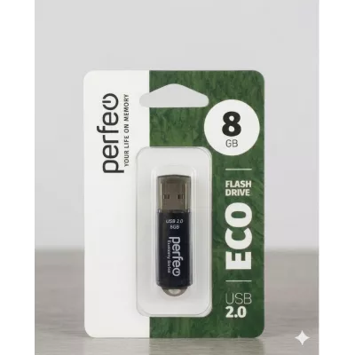 Perfeo USB флэш-диск 8GB E01 Black economy series 10/100 Perfeo USB флэш-диск 8GB E01 Black economy series 10/100