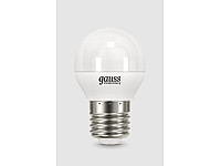 Gauss Лампа светодиодная LED-M-7-G45-3000K-Е27 630lm 10/100