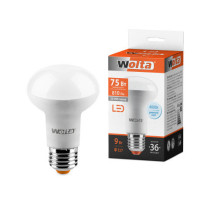 WOLTA Лампа светодиодная LED9-R63-4000К-E27 1/50