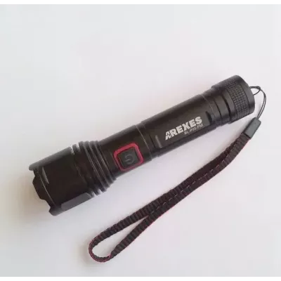 Фонарь ручной, 1 режим свечения, Zoom, аккумулятор  1*18650, зарядка от TYPE-C в комплекте, 18W