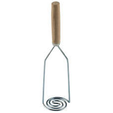 Картофелемялка "Спираль" с деревянной ручкой 1/25 Картофелемялка "Спираль" с деревянной ручкой 1/25