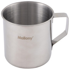 Кружка FONTE, объем 350 мл, из нержавеющей стали с загнутыми краями, размер 8*8 см 2/20