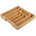 Лоток для столовых приборов BAMBOO (раздвижной), 36*26(38)*5,5 см 1/12