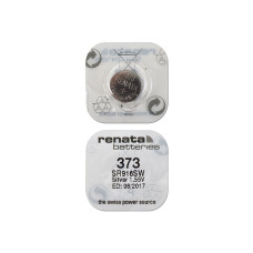 Батарейка Renata SR373/SR 916 SW BL-1 1.55V, 29mAh, 9.5x1.6mm (10/100) Батарейка Renata SR373/SR 916 SW BL-1 1.55V, 29mAh, 9.5x1.6mm (10/100)