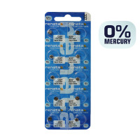 Батарейка Renata R 337 BL-10  (SR 416 SW, 1.55V, 8mAh, 4.8x1.65mm)(бат-ка для часов)МР /100