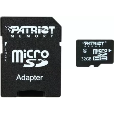 Память Patriot 32GB LX MICRO SDHC with adaptor