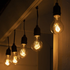 Гирлянда БЕЛТ ЛАЙТ РЕТРО SPEC. IP54, УМС, 10 м, Н.Т., 2W, шаг 100 см, Е27, 220V