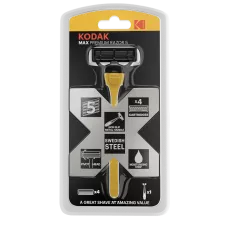 Станок бритв Kodak MAX Prem Razor 5 4 сменные кассеты, 5 лезвия CAT 30422032 1/12