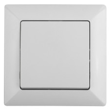 Выключатель, 10А-250В, 4-101-01 Intro СУ, Solo, белый /мин.пар.2шт