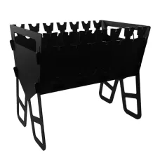 Мангал 442*290*460 мм, 3 мм сталь, NOVOGAS, сборный, средний, окрашенный в сумке