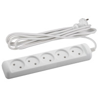 Удлинитель ЭРА Россия U-5-5m-2x1 без заземл., 2х1мм2, 5гн, 5м, ПВС, 10А /20 Удлинитель ЭРА Россия U-5-5m-2x1 без заземл., 2х1мм2, 5гн, 5м, ПВС, 10А /20