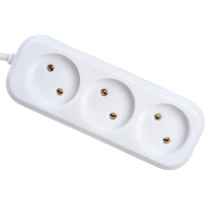 Удлинитель сетевой без заземления Perfeo "RU POWER", 1,5м, 3 розетки, белый (Р16-012) /50 Удлинитель сетевой без заземления Perfeo "RU POWER", 1, 5м, 3 розетки, белый (Р16-012) /50
