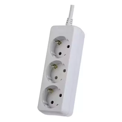 Удлинитель Perfeo  с заземл. "POWERMATE", 7,0м, 3 розетки, белый (PF-PE-3/7,0-W) /30