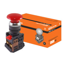 Кнопка TDM AEAL-22 "Грибок" d22мм 230В 1з+1р, с фиксацией, красный 10/200 ЦЕНА ▼ Кнопка TDM AEAL-22 "Грибок" d22мм 230В 1з+1р, с фиксацией, красный 10/200 ЦЕНА ▼