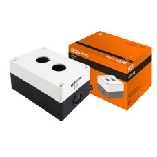 Корпус TDM КП102 для кнопок 2 места, белый 1/100 ЦЕНА▼