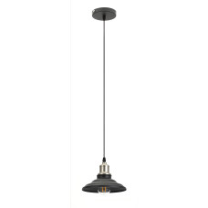 Подвесной светильник ЭРА PL4 BK/BN металл,E27,max 60W,высота плафона 130мм,подвеса 800мм,черный1/10