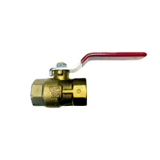 Кран шар. муфтовый лат. КШ-20 для воды, рычаг, внутр./внутр, без покрытия Инд. маркировка ЦЕНА▼