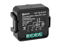 Умное реле в подрозетник 1-канальное с нейтралью 16А Zigbee EKF Connect Select PRO