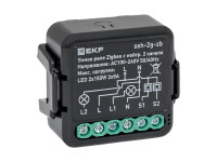 Умное реле в подрозетник 2-канальное с нейтралью Zigbee EKF Connect Select