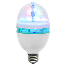 VEGAS   Лампа "Диско", 3 разноцветных LED лампы, цоколь Е27, 220v /48/120
