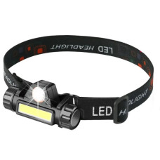 Фонарь налобный, встр. аккум., 2 ист. света, заряд. usb в компл., высокая ярк, СОВ+светодиод. лампы Фонарь налобный, встр. аккум., 2 ист. света, заряд. usb в компл., высокая ярк, СОВ+светодиод. лампы