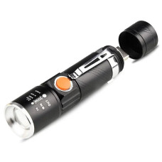 Фонарик, встроен. аккум., зарядка от usb, Zoom, YM-616-T6 Фонарик, встроен. аккум., зарядка от usb, Zoom, YM-616-T6