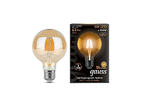 Gauss Лампа светодиодная Golden Filamen F-LED6-G95-2400K-E27 550Lm 10/20