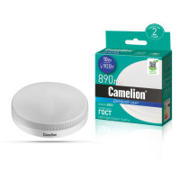 Camelion Лампа светодиодная LED10-GX53/865/GX53 (10Вт 220В)  10/100