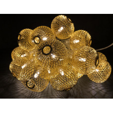 Perfeo гирлянда светодиодная "Шар 1" 10LED, металл, 1.5м, 2хАА Perfeo гирлянда светодиодная "Шар 1" 10LED, металл, 1.5м, 2хАА