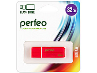 Perfeo USB флэш-диск 32GB C01G2 Red 10/100