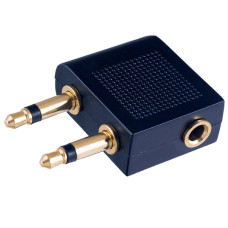 PERFEO Переходник д/авианаушников 2xJack 3.5 мм вилка - Jack 3.5 мм розетка, стерео-аудио (A7014)/20 PERFEO Переходник д/авианаушников 2xJack 3.5 мм вилка - Jack 3.5 мм розетка, стерео-аудио (A7014)/20