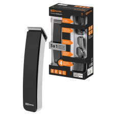 Триммер "Барбер Сет", 5в1, беспр., 4 гребня, насадки для бритья, контур., стрижки, носа и ушей, TDM Триммер "Барбер Сет", 5в1, беспр., 4 гребня, насадки для бритья, контур., стрижки, носа и ушей, TDM