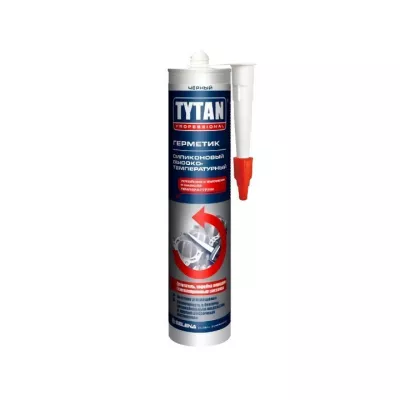 Герметик силиконовый высокотемпературный TYTAN Professional 280мл
