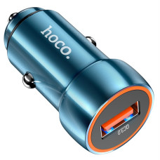 Автомобильное зарядное устройство hoco Z46 QC3.0 18W, синий 1/13/130