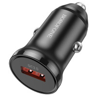 Автомобильное зарядное устройство BOROFONE BZ18 один порт черный 1/48/192