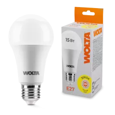WOLTA Лампа светодиодная A60 15Вт 1300лм 3000К Е27 3/50