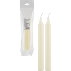 Свечи хозяйственные, 50 гр., белые, 18.5*2.2*2.2 см, упаковка 2 штуки Рыжий кот /4