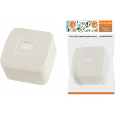 Розетка компьютерная (RJ-45) открытой установки IP20, сл. кость "Дача" Народная 10/100 ЦЕНА ▼ Розетка компьютерная (RJ-45) открытой установки IP20, сл. кость "Дача" Народная 10/100 ЦЕНА ▼