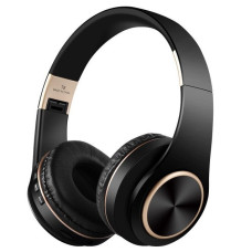 Наушники накладные беспроводные с микрофоном, поддержка SD-карты, T8, черный б/м Наушники накладные беспроводные с микрофоном, поддержка SD-карты, T8, черный б/м