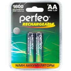 Аккумулятор PERFEO AA1600mAh/2BL пластик /60/240
