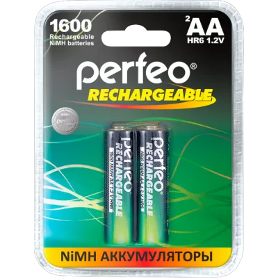 Аккумулятор PERFEO AA1600mAh/2BL пластик /60/240 Аккумулятор PERFEO AA1600mAh/2BL пластик /60/240
