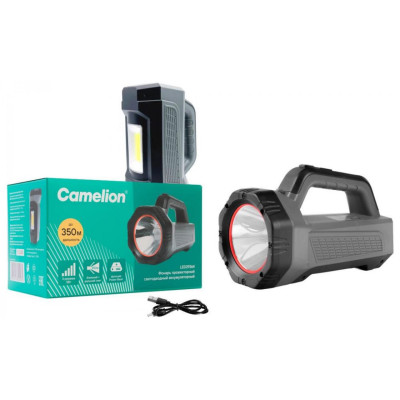 Фонарь Ultraflash LED29364 Прожектор аккум. LED+COB,5 Вт,3 реж.,USB2.0,Type-C, PB 2,4 Аh сер.