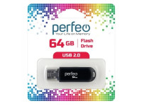 Perfeo USB флэш-диск 64GB C03 Black 10/100