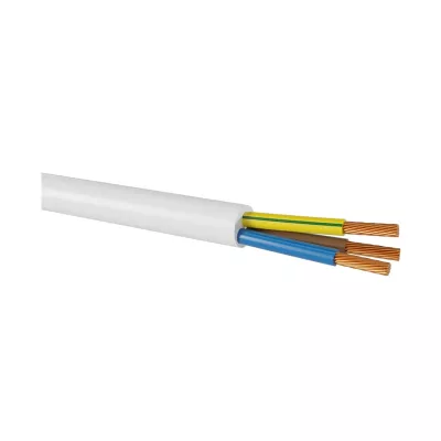 Провод ПВС 3х2,5 бел  /крат.200м