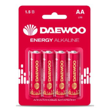 Батарейка DAEWOO LR6 BL-4 ENERGY Alkaline 40/960 NEW2021