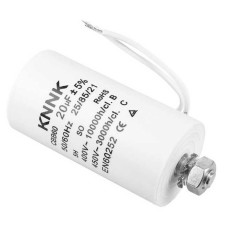 Конденсатор пусковой  20uF/450VAC с проводом, KONN023